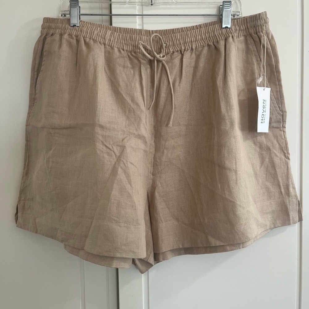 Haven Well Within Linen Shorts - NWT - XL
***LAST CHANCE***